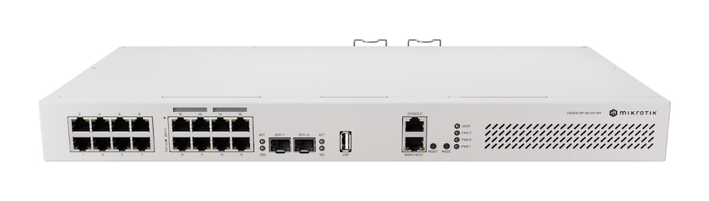 MikroTik CRS418-8P-8G-2S+RM 16× Gigabit (8× PoE-out), 2× 10G SFP+, Router Switch ürün fiyat/ fiyatı, satış, Hemen Al, Sepete Ekle